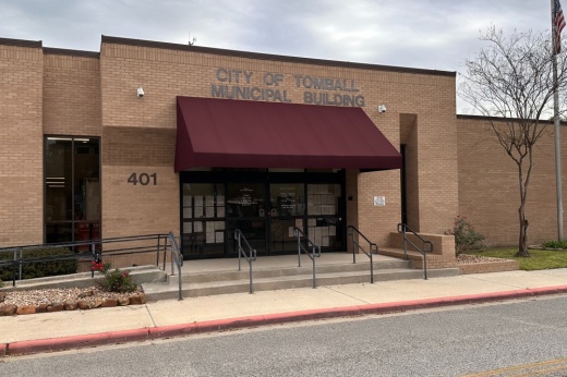 The idea of the 4-way stop sign began as a resident request, city staff said during the meeting. (Lizzy Spangler/Community Impact)