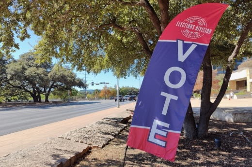 Voting sign