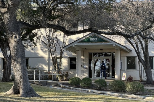 Exterior of Eanes ISD admin building