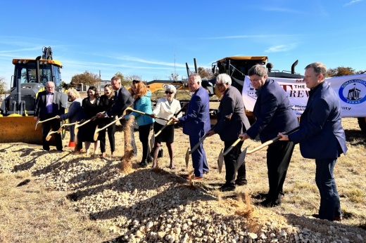 Comal County broke ground on a new mental health facility in New Braunfels on Dec. 12. (Shaheryar Khan/Community Impact)