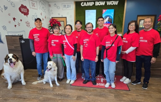 Camp Bow Wow, a doggy day care, opened its first location in Bellaire on Dec. 14 (Courtesy of Camp Bow Wow)