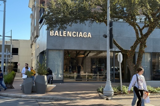 An image of the outside of the new store.