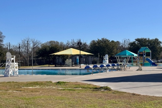The Sun Valley Aquatics Center outdoor pool