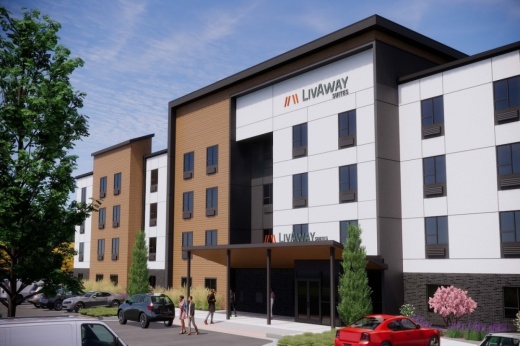 The hotel will be located at 1550 River Road in San Marcos. (Courtesy LivAway Suites)