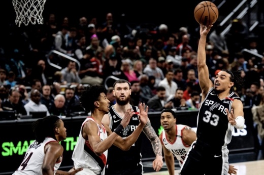 The San Antonio Spurs will play two games at The Moody Center this February. (Courtesy San Antonio Spurs)