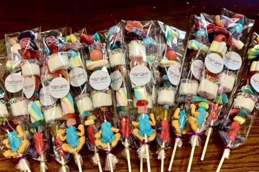 “candy kabobs,” which include various candies on skewers