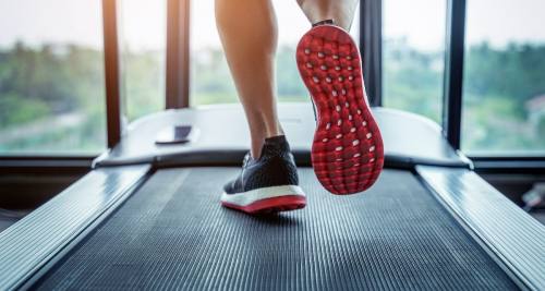 runner on a treadmill