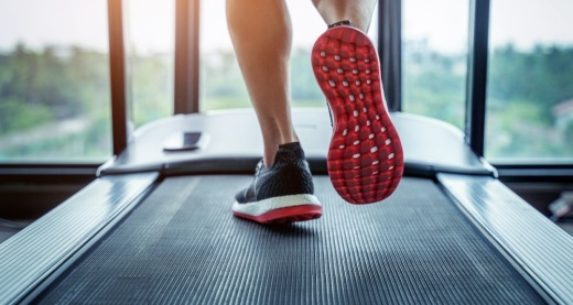 runner on a treadmill