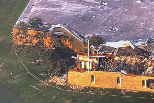 Beginning Jan. 7, students who attend Walt Disney Elementary in Alvin were moved to the old Alvin Elementary campus after an EF-2 tornado caused significant damage to the school on Dec. 28. (Courtesy Alvin ISD)