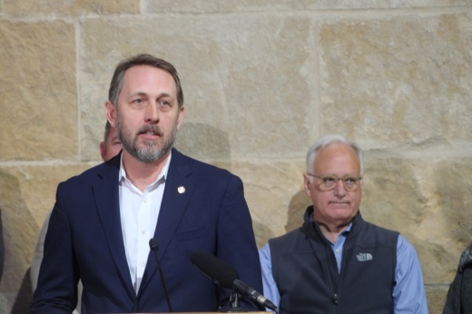 Travis County Judge Andy Brown urges residents to be prepared for winter weather and related issues as cold weather settles in Central Texas from Jan. 6-10. (Haley McLeod/Community Impact)