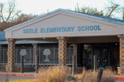 Seele Elementary School is located at 540 Howard St., in New Braunfels. (Amira Van Leeuwen/Community Impact)