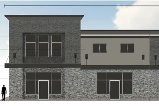 Rendering of the buildings