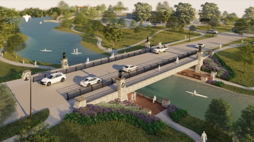 On March 6, Dallas-based developer Hillwood Communities broke ground on its third Houston-area community, named Legacy, which is located between I-45 and FM 528, just south of Friendswood Drive. (Rachel Leland/Community Impact)