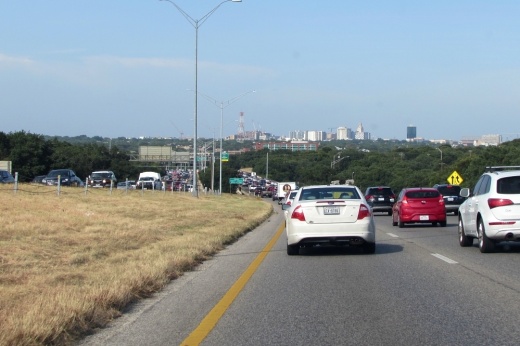 Austin traffic on highway