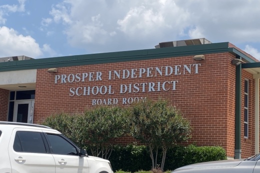 exterior of the Prosper ISD board room
