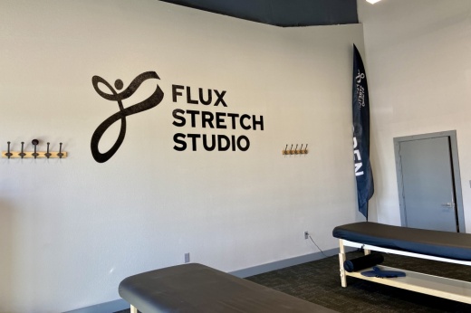 Flux Stretch Studio opened on Main Street in Buda. (Sarah Hernandez/Community Impact)