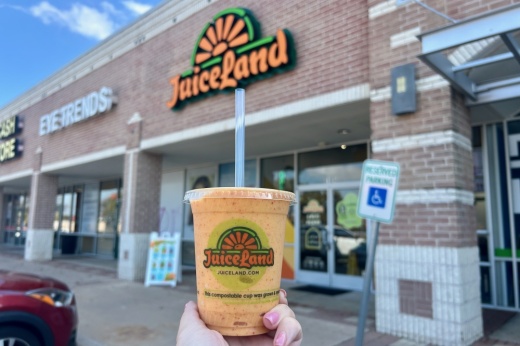 A second Round Rock location of Austin staple JuiceLand opened at the Greenlawn Crossing Center in January. (Brooke Sjoberg/Community Impact)
