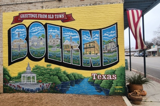Boerne Mural downtown