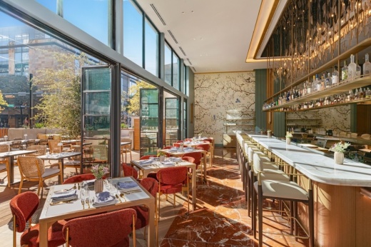 Located on the ground floor of hotel W Austin, restaurant Serenade offers locally sourced dishes with both French and Texan influences. (Courtesy Michael Kleinberg)