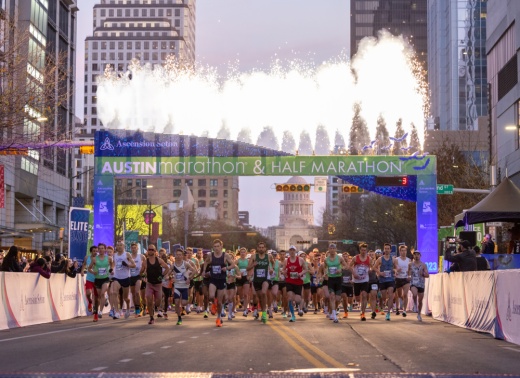 Runners race at Austin maraton
