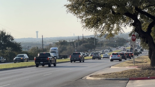 The project targets a 6-mile stretch of Hwy. 71, between Uplands Ridge Drive and Bee Creek Road. (Grace Dickens/Community Impact)
