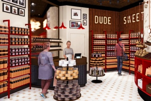 Rendering of a store inside the airport