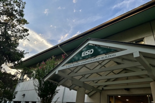 Exterior of Eanes ISD admin building