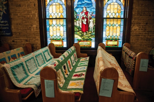 An image of quilts.