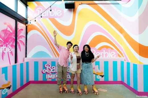 The Malibu Barbie Cafe opened in Houston from August to October. Austin will experience the Barbie-themed cafe and roller rink this spring. (Courtesy Mattel)