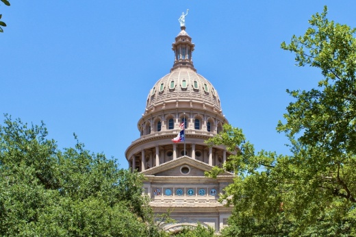 The Texas Capitol in August 2023.