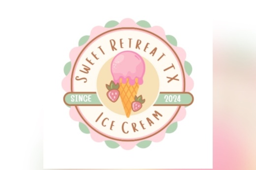 Logo for an ice cream shop.