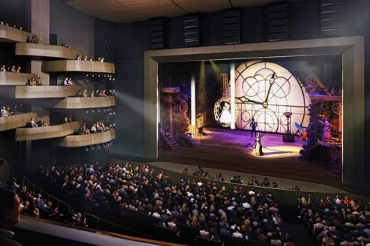 Those interested in learning more about the Frisco Center for the Arts can attend two open houses March 10-11. (Rendering courtesy Theatre Project Consultants Inc.)