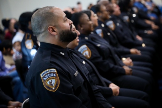 A photo of detention officers.