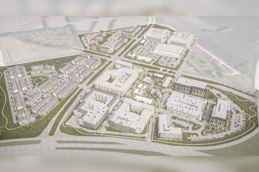 Aerial rendering of the Northgate project