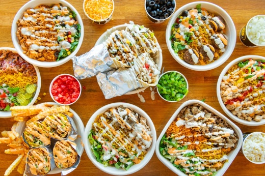 Gyro Republic offers a variety of different fresh toppings for build-your-own gyros and bowls. (Courtesy Shane Dante Photography/Gyro Republic)