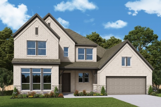 A rendering of a two story home in Georgetown.