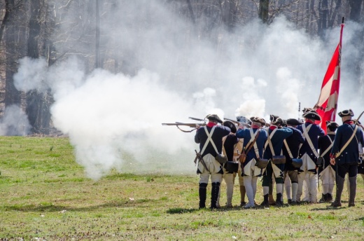 revolutionary war reenactment