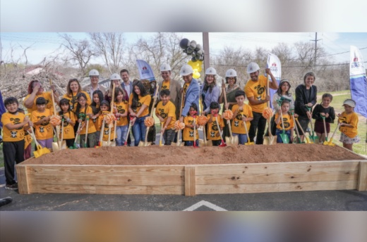 Austin ISD celebrated the commencement of its 13th 2022 Bond open-concept and modernization project with a groundbreaking ceremony at Langford Elementary, which will receive a full modernization through the bond. (Courtesy Austin ISD)