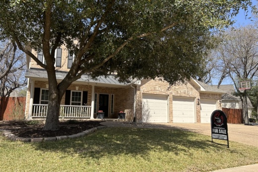 The Wood Glen neighborhood in Round Rock had three homes for sale as of March 18. (Gracie Warhurst/Community Impact)