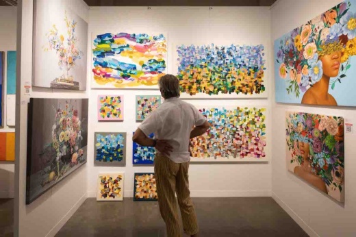Contemporary art enthusiasts can attend panel discussions, tours and workshops at the second annual Affordable Art Fair from May 15-18. (Courtesy Affordable Art Fair)