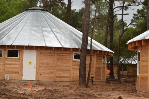 The school will have five early childhood classrooms, an administration building with a kitchen and an amphitheater on 10 acres in Tomball. (Angela Bonilla/Community Impact)