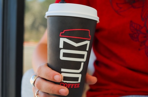 Mojo Coffee cup.