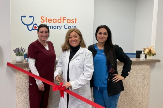 Owner Silvia Los (center) has opened the third Steadfast Primary Care clinic in the Cross Creek Ranch community in Fulshear. (Courtesy Steadfast Primary Care)