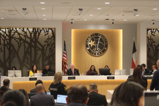 A photo of the downtown courtroom
