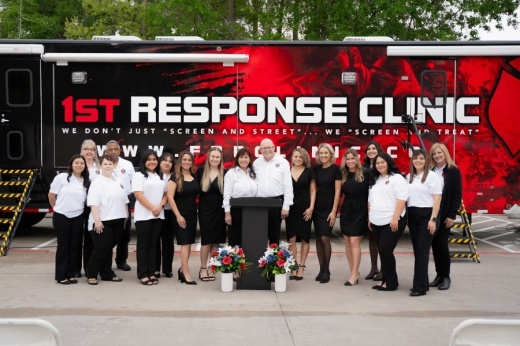 The mobile clinic will provide annual screenings for firefighters through a physical and stress test. (Courtesy 1st Response Family Clinic)