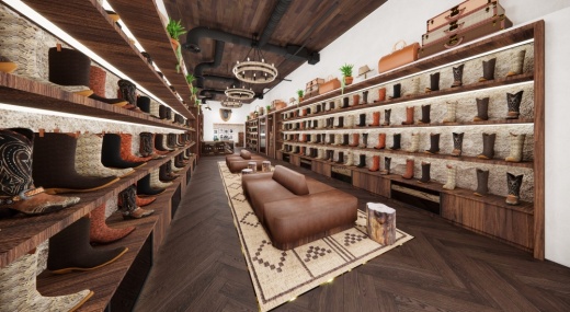 Established in 1991, Texas Country Western Boots prides themselves in delivering affordable leather product in different styles. (Rendering Courtesy Texas Country Western Boots)
