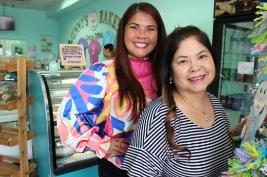 Jenny Bui (right) started her business to support her family. Her daughter, Nam Dinh, followed in her foot steps to open her own tea shop in the same parking lot as Jenny's Bakery in Friendswood. (Asia Armour/Community Impact)