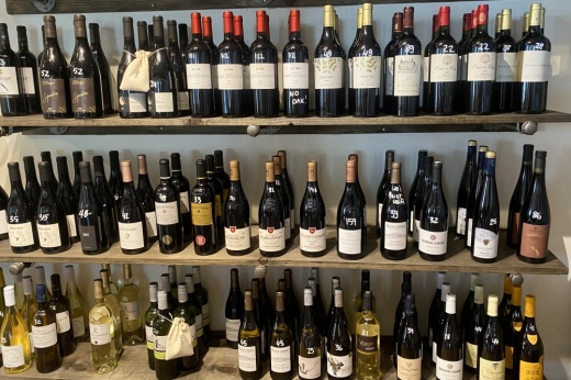 Owned by Genevieve Guy, WineBerley specializes in biodynamic and organic wines, offering French selections along with Italian, Spanish and American options. (Jamie Moore/Community Impact)