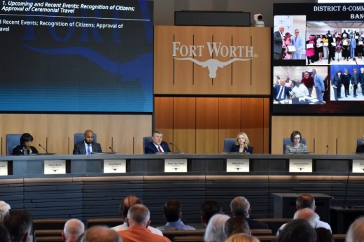 City of Fort Worth council chamber