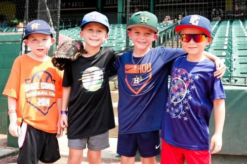 Kids ages 6-12 years old can participate in a weekend of baseball drills at Constellation Field. (Courtesy Sugar Land Space Cowboys)